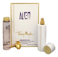 Thierry Mugler Alien парфюмерная вода 35мл запаска (флакон   лейка   дорожный флакон 7,5мл)