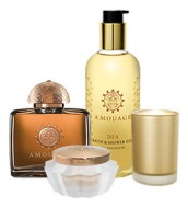 Amouage Dia for woman набор (п/вода 100мл   гель д/душа 300мл   крем д/тела 200мл   свеча 55г)