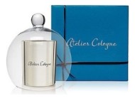 Atelier Cologne Silver Iris набор (свеча 190г   стеклянный колпак)